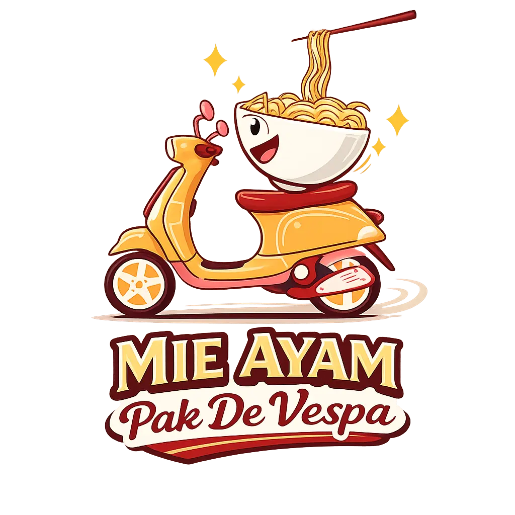 Mie Ayam Pak De Vespa Logo